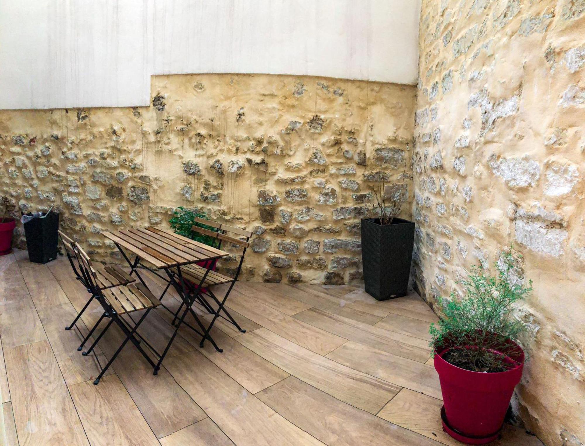 Parking Gratuit - Montmartre Charme & Patio Prive - Sacre-Coeur Metro Anvers Paris Luaran gambar